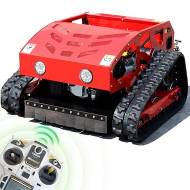 OKVEQUIP Automatic Remote Control Lawn Mower Multifunctional Mowing Robot 45° Slope All Terrain Grass Adjustable Mowing Height Cutting Machine