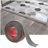 Art3d Self Adhesive Vinyl Strip for Joining Floor Gaps, Carpet Thresholds - 10 FT, 1.57in, Gray