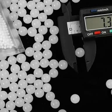 EMERBU Hardest 7.3mm Milky Gellets Rounds(1lb) About 50,000 Rounds - Gel Splatter Ball Blaster Refill Ammo - for Ages 15+