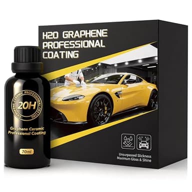 Hatinix 20H Graphene Ceramic Coating for Cars - 70ml, Professional Ceramic Coating | High Gloss Finish | Hydrophobic | Scratch & Protection | Easy To Use