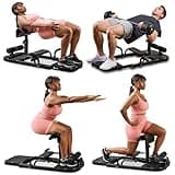 Lifepro GluteBlast Hip Thrust Machine - Premium Squat and Glute Workout Equipment for Home Gym with Resistance Bands - Multipurpose Glute Bench for Glutes, HIPS, and Thighs