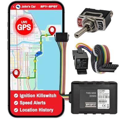 Spy Spot GV53MG Vehicle GPS Tracker with 4G Hard Wire Kill Switch, Remotely Disable The Ignition from Any Location, Real-Time Locator & Tracking Device with US, CA, MX Coverage, Subscription Required