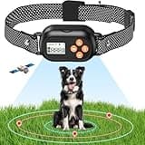 GPS Dog Collar Fence System – Wireless Electric Dog Fence with Adjustable Warning Modes, Rechargeable & Waterproof Receiver, Radius 25-999 Yards, Ideal for Outdoor Use