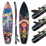iTAOSTAR N02D 35" Extra Wide SUP for Enhanced Stability - Inflatable Stand Up Paddle Board - Premium Paddle Board Kit for Adults & Youth - All Skill Levels - Includes SUP Accessories