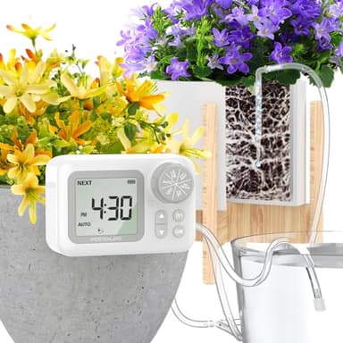 Automatic Watering System, 15 Potted Indoor Houseplants Support Plant Waterer, Vacation Plant Watering Devices, with Digital Programmable Water Timer