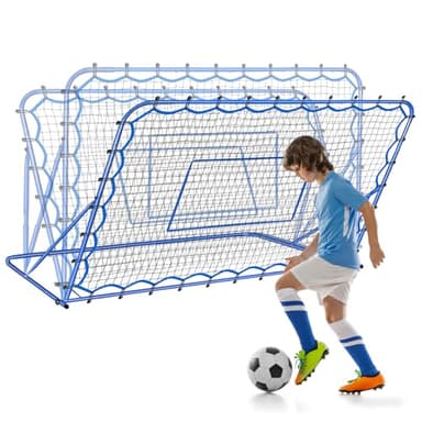 Winthai 5.9x3.7FT Soccer Rebounder Net, Quick-Switch Angle Soccer Training for Control, Passing Practice, Easy Setup Rebounder Gifts & Equipment for Kids,Teens & Adults