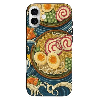 Tasty Ramen for iPhone 16 Case Anti-Yellowing Scratch-Resistant for Men Women iPhone 16 Plus