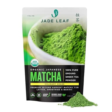 Jade Leaf Matcha Organic Culinary Grade Matcha Powder - Japanese Green tea for Baking, Smoothies, Lattes, and Skin Care, 100g / 3.53 Ounce (Pack of 1)