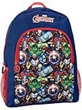 Marvel Backpack For Boys | Avengers Backpack | Captain America And Iron Man Backpacks | Kids Superhero Bag | Blue One Size