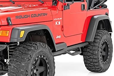 Rough Country 5.5" Wide Fender Flares for Jeep Wrangler TJ (1997-2006), Wrangler Unlimited (2004-2006) - Set of 4