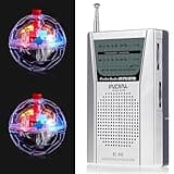 Saillong 2 Ghost Hunting Kit Includes Spirit Box AM FM Radio Paranormal Ghost Hunting Equipment Tools with Light up Cat Ball LED Glowing Motion Activated Cat Ball Toy