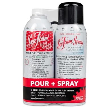 Sea Foam Motor Treatment and Intake Cleaner Combo Pack, SF-SS, 16 oz and 14 oz