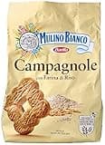 Mulino Bianco: "Campagnole" Shortbread cookies with cream of rice milk and rice flour - 24.69 Oz (700g) [ Italian Import ]