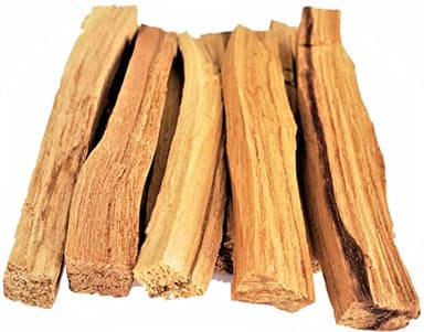 Palo Santo Smudging Bulk Lot Sticks, High Resin Palo Santo, Holy Wood. Premium Certified Authentic, Wild Harvested Incense Stick for Purifying, Cleansing, Healing (5 Sticks)