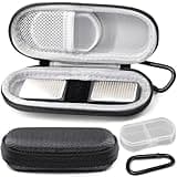 Yewltvep Case for KardiaMobile 1L/6L Personal EKG Monitor,Hard Travel Carrying Case for AliveCor Kardia Heart Monitor EKG/ECG,Portable Heart Rate Monitor Bag Storage Organizer with Pill Box&Carabiner