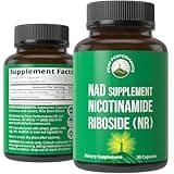 Nicotinamide Riboside NR Supplement. NMN Alternative NAD Supplement + Niacinamide For NAD+ Levels As We Age. Third Party Tested, Non-GMO, Gluten Free, Vegan NR Vitamin Supplements For Women And Men