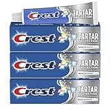Crest Tartar Protection & Anticavity Toothpaste with Fluoride, Regular Paste, 2.4oz (Pack of 3)