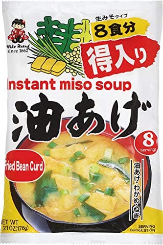 Miko Brand Miso Soup with Fried Tofu (Abura-age), 6.21 Ounce