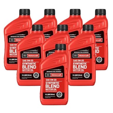 Genuine OEM Premium Synthetic Blend Motor Oil SAE 5W-20-8 Quart