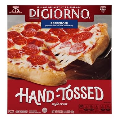 Digiorno Frozen Pizza, Pepperoni Pizza Hand-Tossed Style Crust, 17.3Oz (Frozen)