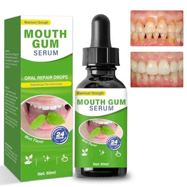 Gum Restore Drops - Advanced Repair for Receding Gums and Bad Breath, 2 Fl Oz