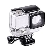 Suptig Replacement Waterproof Case Protective Housing for GoPro Hero 4, Hero 3+, Hero 3 Accessories Action Camera for Underwater Use - Water Resistant up to 147ft (45m)