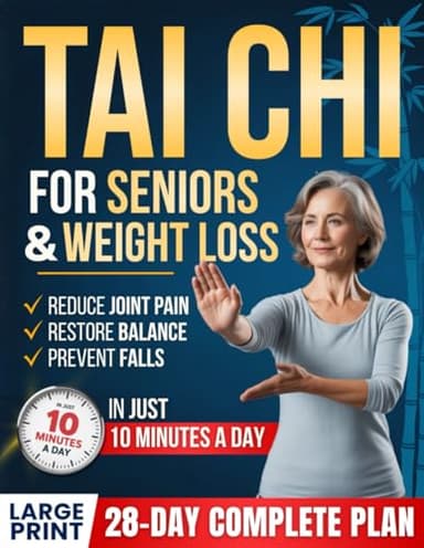 Tai Chi for Seniors & Weight Loss: A Simple 28-Day Program to Support a Healthier Body, Restore Balance and Stay Strong, Steady, and Independent with 10-Minute Low-Impact, Joint-Friendly Exercises