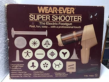Wearever Super Shooter Electric Food Gun Cookie Press 70123