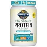 Organic Vegan Protein Powder, Unflavored Protein Powder, Garden of Life 22g Plant Based Protein & BCAAs, Organic Protein Powder with Probiotics & Enzymes, Non-GMO, Gluten-Free Lactose Free 1.2 LB