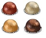 [4 Pack] Barista Creations Assortment of Coffee - Golden Caramel, Rich Chocolate, Roasted Hazelnut, Sweet Vanilla, Total of 40 Pods, Set of 4 [OZ SMILE]
