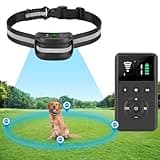 VOISTINO 2 in 1 GPS Wireless Dog Fence with Remote Training, Radius from 33 Yards to 1083 Yards, Electric Pet Containment System, Waterproof Collar, Beep Vibration Shock, for Dogs Over 20 Lbs
