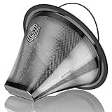 HEXNUB Reusable #4 Coffee Filter for Technivorm Moccamaster KBGV, KBT - Stainless Steel Mesh, Durable Metal Filter for sustainable Brewing