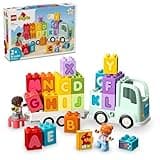 LEGO DUPLO Town Alphabet Truck Toy - Toddler Learning & Educational Toys for Preschool, Ages 2+ - Alphabet Blocks for Boys & Girls - Baby Gift Ideas for Birthdays - 10421