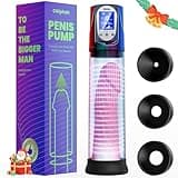 Increase Size, Men's Vacuum Pump H-Intensity Penisextender Pump 8 inch Powerful Penispumps Realistic Pennis Sleeve Girth Penis Pump