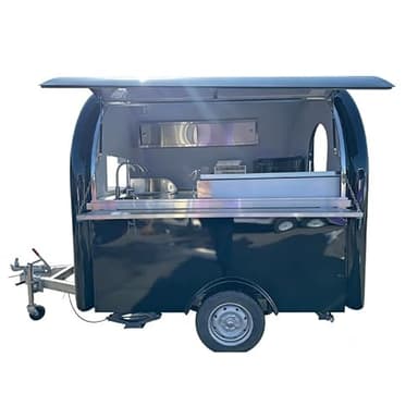 Customizable Hot Dog Catering Cart - Fully Equipped with Cooking Station for Outdoor Events & Night Market Vendors