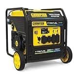 Champion Power Equipment 9000-Watt Electric Start Tri Fuel Home Backup Portable Open Frame Inverter Generator with Quiet Technology and CO Shield