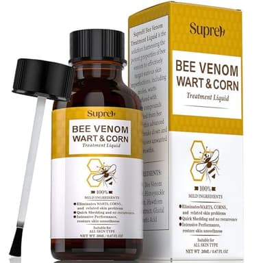 SupreH Fast-Acting bee Venom Wart Remover: wart Freeze Off with bee Venom - for Plantar Wart Genital Wart 18 ML
