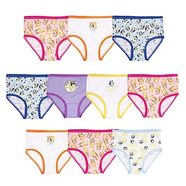 Bluey Amazon Exclusive Panties and Girlshort with Bingo, Bandit and more, Sizes 2/3T - 8