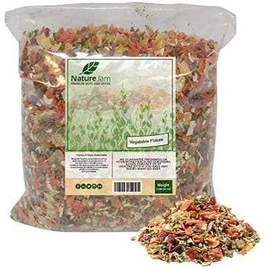 2 Pound Big Bag-Vegetable Soup Blend Dried Dehydrated Vegetable Flakes To Make Ramen Noodle or Simple Vegetable Soup