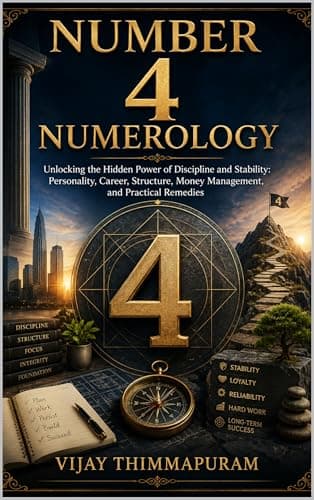 Number 4 Numerology: Unlocking the Hidden Power of Discipline and Stability: Personality, Career, Structure, Money Management, and Practical Remedies (The Hidden Power of Numbers Series)