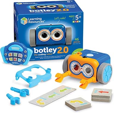 Learning Resources Botley The Coding Robot 2.0 - Coding Toys, Robotics for Kids, STEM Programming for Toddlers, Problem Solving Activities, Gift Set for Kids, Games for Boys and Girls