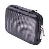 LIFKICH 5.25 Inch Hdd Storage Case Eva Mobile Hard Drive Bag Cable Headphone Organizer Zipper Box