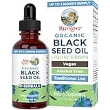 MaryRuth Organics Black Seed Oil Liquid Drops Cold Pressed, 3 Month Supply, USDA Organic Black Cumin Seed Oil, Immune Support, Respiratory Health, Sugar Free, Vegan, Non-GMO, Gluten Free, 2 Fl Oz