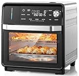 Nuwave Combi Steam Oven, 16Qt All-in-One Stainless Steel Multi-Cooker: Air Fry, Toast, Steam, Sous Vide & More, Precise 50-450°F, Adjustable Moisture, 120 Presets, Programmable Memories, Easy to Clean