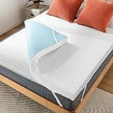 PERLECARE Queen Mattress Topper - 3 Inch Cooling Memory Foam Mattress Pad for Back Pain,Bed Topper with Bamboo Cover,Removable & Washable & Non-Slip,CertiPUR-US & Oeko-Tex Certified