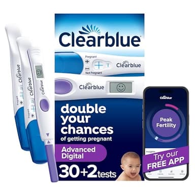 Clearblue Advanced Digital Ovulation Test Kit, 32 Count