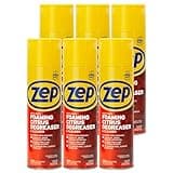 Zep Heavy-Duty Foaming Citrus Degreaser & Cleaner - 18 Oz. (Case of 6) - ZUHFD186 - Pro-Trusted Citrus Formula Cuts Through Grease & Grime with Ease