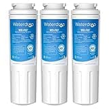 Waterdrop UKF8001 Refrigerator Water Filter 4, Replacement for Whirlpool® EDR4RXD1, EveryDrop® Filter 4, Maytag® UKF8001AXX-750, UKF8001AXX-200, 46-9006, Puriclean II, WD-F07, 3 Filters