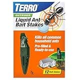 TERRO Liquid Ant Baits - T1813 - Outdoor Ready-to-Use Terro Ant Traps - Pack of 12 Liquid Traps