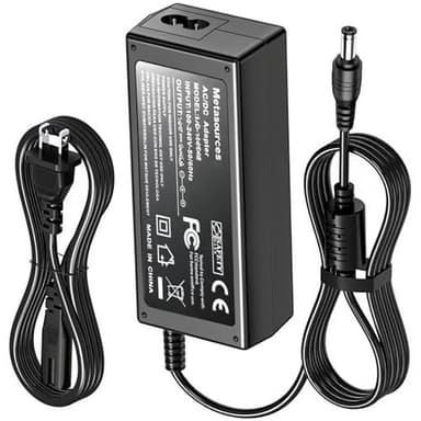 Metasources 12V AC/DC Adapter Compatible with Lobster Sports Elite One Two Three T9001 EL01 EL02 EL03 T9003 1 2 3 Tennis Ball Machine MB-3526 for Silent Partner ML18-12 SSC QL-09009-B1202500F Charger